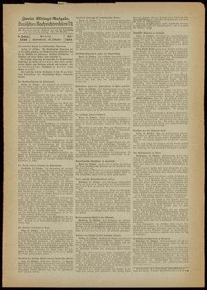 Deutsches Nachrichtenbüro vom 15.10.1938