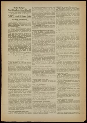 Deutsches Nachrichtenbüro vom 18.10.1938