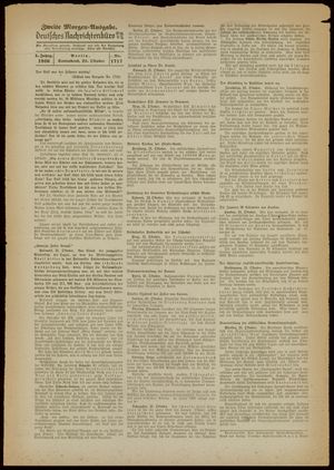 Deutsches Nachrichtenbüro vom 22.10.1938