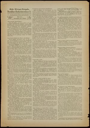 Deutsches Nachrichtenbüro vom 22.10.1938