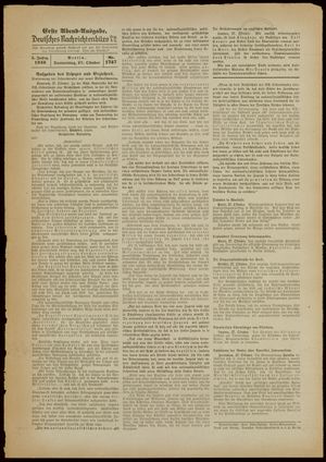 Deutsches Nachrichtenbüro vom 27.10.1938