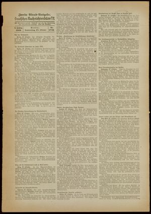 Deutsches Nachrichtenbüro vom 27.10.1938