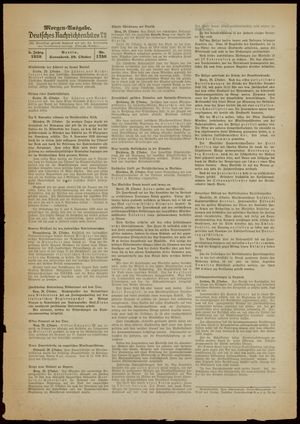 Deutsches Nachrichtenbüro vom 29.10.1938