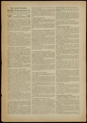 Deutsches Nachrichtenbüro vom 29.10.1938