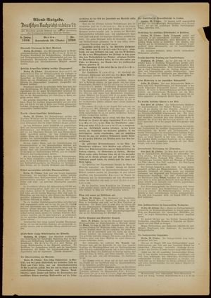 Deutsches Nachrichtenbüro vom 29.10.1938