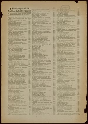 Deutsches Nachrichtenbüro vom 01.11.1938