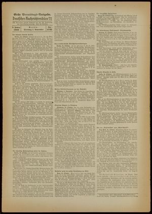 Deutsches Nachrichtenbüro vom 01.11.1938