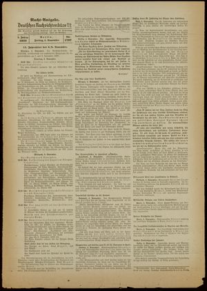 Deutsches Nachrichtenbüro vom 04.11.1938