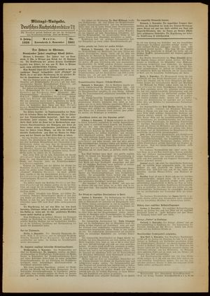 Deutsches Nachrichtenbüro vom 05.11.1938