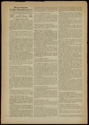 Deutsches Nachrichtenbüro vom 11.11.1938