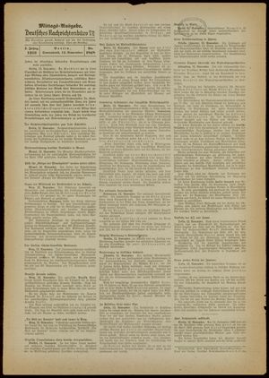 Deutsches Nachrichtenbüro vom 12.11.1938