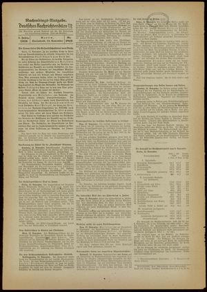 Deutsches Nachrichtenbüro vom 12.11.1938