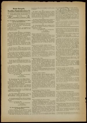 Deutsches Nachrichtenbüro vom 12.11.1938