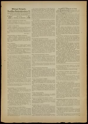 Deutsches Nachrichtenbüro vom 15.11.1938