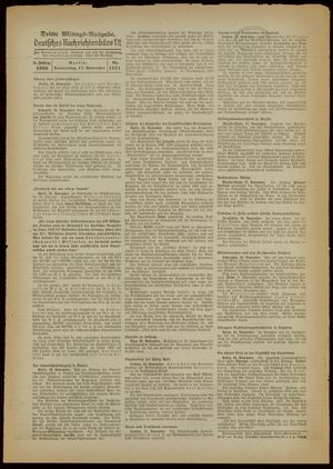 Deutsches Nachrichtenbüro vom 17.11.1938