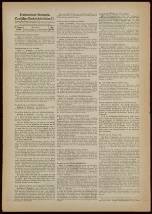 Deutsches Nachrichtenbüro vom 17.11.1938