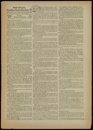 Deutsches Nachrichtenbüro vom 21.11.1938