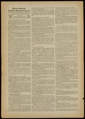 Deutsches Nachrichtenbüro vom 30.11.1938
