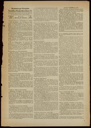 Deutsches Nachrichtenbüro vom 30.11.1938