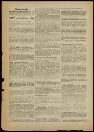 Deutsches Nachrichtenbüro vom 30.11.1938