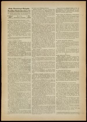 Deutsches Nachrichtenbüro vom 03.12.1938