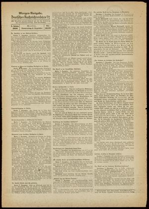 Deutsches Nachrichtenbüro vom 08.12.1938