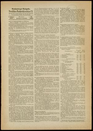 Deutsches Nachrichtenbüro vom 09.12.1938