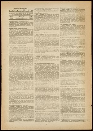 Deutsches Nachrichtenbüro vom 09.12.1938