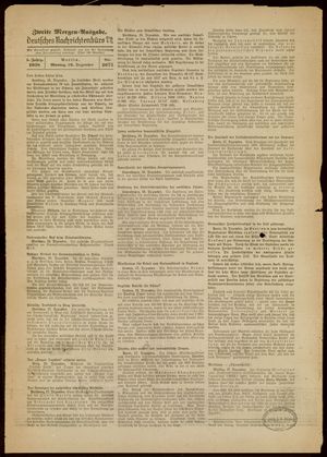 Deutsches Nachrichtenbüro vom 19.12.1938