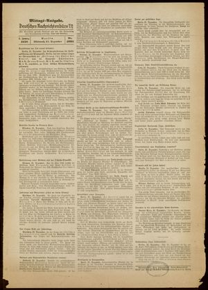 Deutsches Nachrichtenbüro vom 21.12.1938