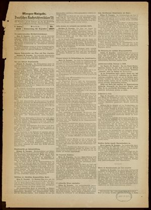 Deutsches Nachrichtenbüro vom 22.12.1938