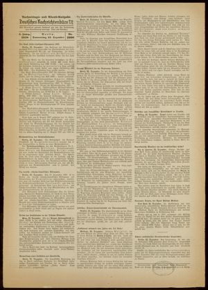 Deutsches Nachrichtenbüro vom 22.12.1938