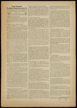 Deutsches Nachrichtenbüro vom 22.12.1938