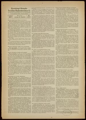 Deutsches Nachrichtenbüro vom 30.12.1938