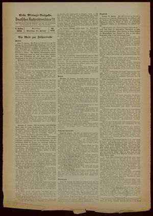 Deutsches Nachrichtenbüro on Jan 31, 1939