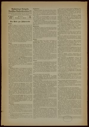 Deutsches Nachrichtenbüro on Jan 31, 1939
