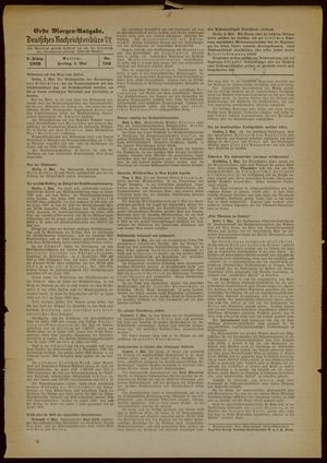 Deutsches Nachrichtenbüro vom 05.05.1939