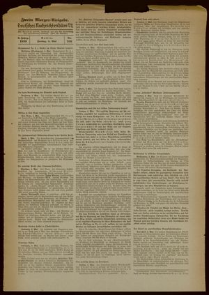 Deutsches Nachrichtenbüro vom 05.05.1939