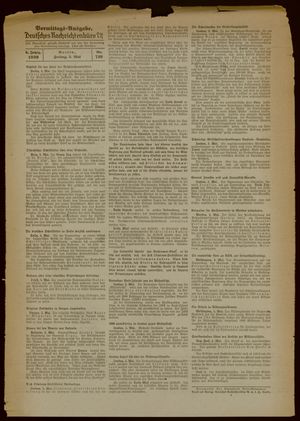 Deutsches Nachrichtenbüro vom 05.05.1939