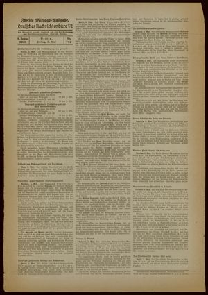 Deutsches Nachrichtenbüro vom 05.05.1939