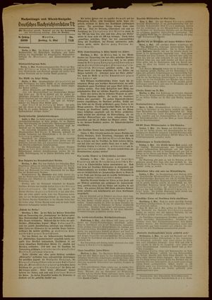 Deutsches Nachrichtenbüro vom 05.05.1939