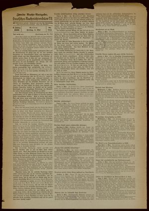 Deutsches Nachrichtenbüro vom 05.05.1939