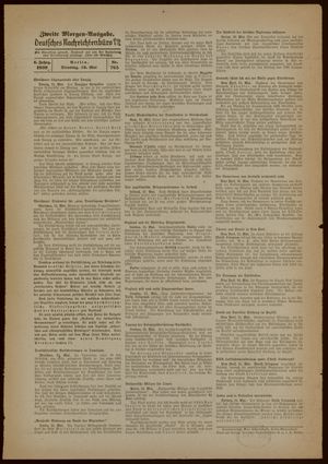 Deutsches Nachrichtenbüro vom 16.05.1939