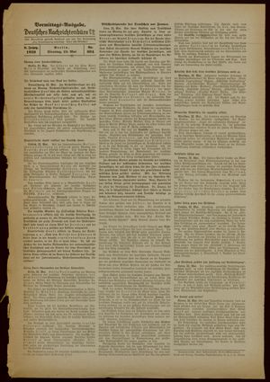 Deutsches Nachrichtenbüro vom 23.05.1939