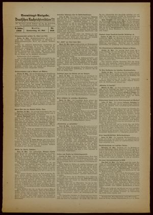 Deutsches Nachrichtenbüro on May 25, 1939