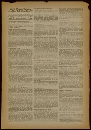 Deutsches Nachrichtenbüro vom 26.06.1939