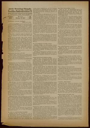 Deutsches Nachrichtenbüro vom 26.06.1939