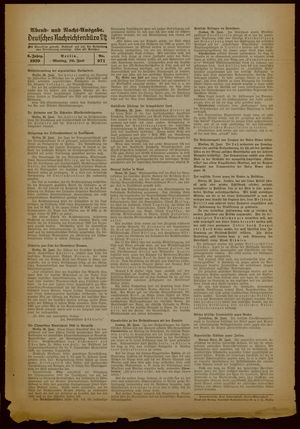 Deutsches Nachrichtenbüro vom 26.06.1939