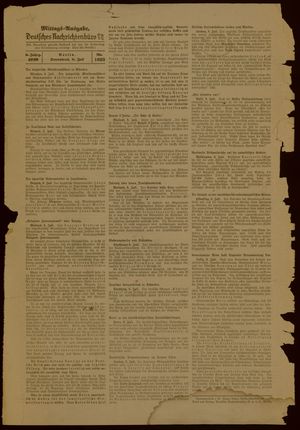 Deutsches Nachrichtenbüro vom 08.07.1939