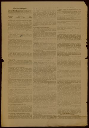 Deutsches Nachrichtenbüro vom 11.07.1939
